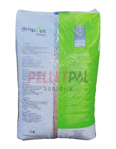 Pellet Dimplex premium A1 Pelletpol Koszalin – worek 15 kg 

Paleta pelletu certyfikowanego ENplus A1 – dostawa Koszalin